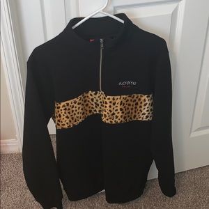 Supreme leopard jacket